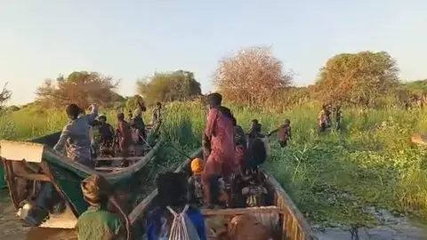 Enfrentamientos en Nigeria. (X)