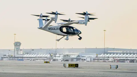 El taxi aéreo en el aeropuerto DXB. (X)