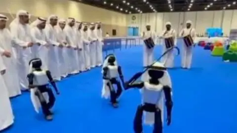 Captura de pantalla de uno de los vídeos difundidos en X.