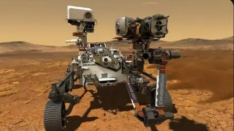 Rover Curiosity de la NASA. (X)