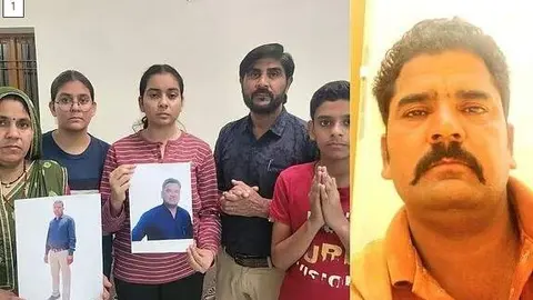 A la derecha en la imagen, el indio desaparecido. (X)