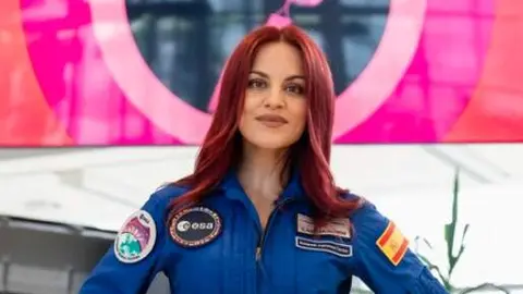 La prestigiosa biotecnóloga
española y astronauta de reserva de la ESA, Sara García Alonso. (X)