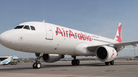 Un Airbus A320 de Air Arabia. (X)