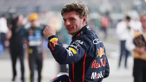 Max Verstappen en Abu Dhabi. (X)