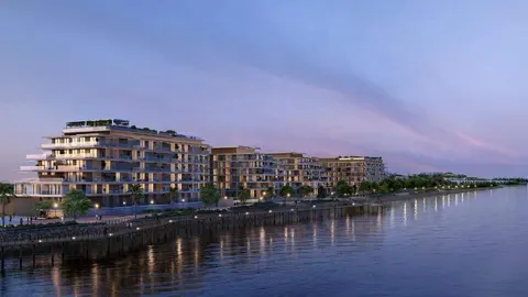 La urbanización Bashayer en la isla Hudayriyat de Abu Dhabi. (WAM)