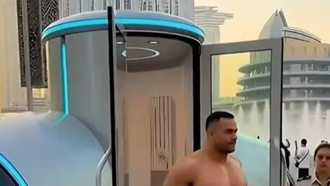 Gimnasio futurista. (Instagram)