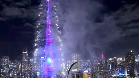 El Burj Khalifa recibe a 2026. (Emaar)