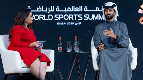 Un momento de la Cumbre del Deporte 2025. (Dubai Media Office)