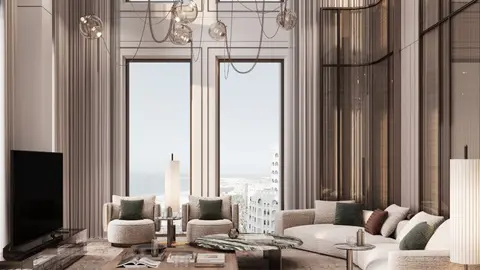 Sal&oacute;n de la vivienda con vistal al Golfo Ar&aacute;bigo. (X)