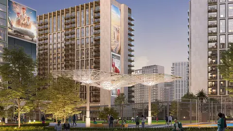 Emirates difundi&oacute; esta imagen de las viviendas en Dubai para su tripulaci&oacute;n.