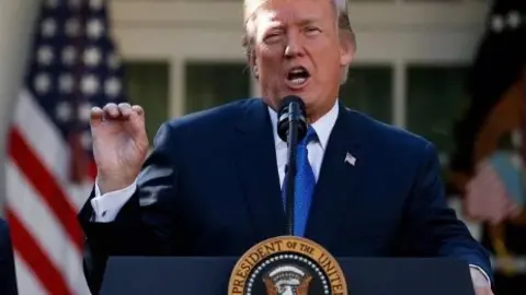 Donald Trump en una imagen de X.