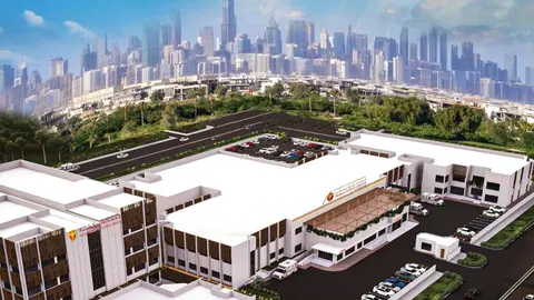 Maqueta de Medicity Dubai. (X)