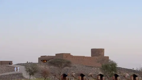 Fuerte Fili en el emirato de Sharjah. (WAM)