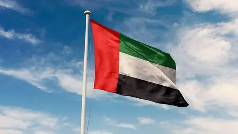 La bandera de EAU. (WAM)