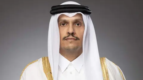 El ministro de Exteriores de Qatar. (X)