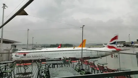 Un avi&oacute;n de British Airways. (EL CORREO)