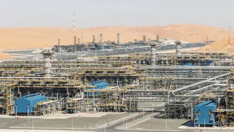 La planta de gas Shah en Abu Dhabi. (Adnoc)