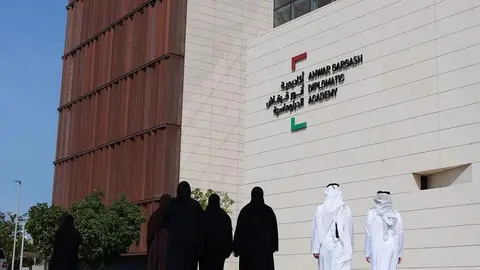 La Academia Diplom&aacute;tica de EAu en Abu Dhabi. (WAM)