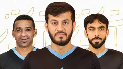 Los &aacute;rbitros emirat&iacute;es seleccionados por la FIFA. (X)