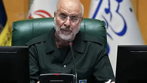 En esta fotograf&iacute;a facilitada por la Agencia de Noticias de la Asamblea Consultiva Isl&aacute;mica, el presidente del Parlamento iran&iacute;, Mohammad Baqher Qalibaf.
