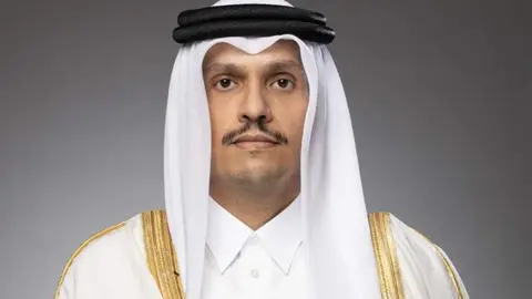 El primer ministro y ministro de Asuntos Exteriores de Qatar, jeque Mohammed bin Abdulrahman bin Jassim Al Thani. (Qna)