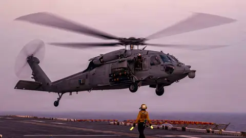 Portaaviones de Estados Unidos en el Golfo Ar&aacute;bigo. (CENTCOM)
