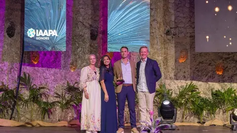 Un momento de la entrega del premio. (WAM)