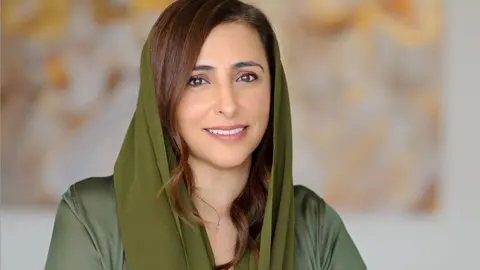 Sheikha Bodour bint Sultan Al Qasimi, embajadora del Patrimonio Mundial de Faya. (WAM)