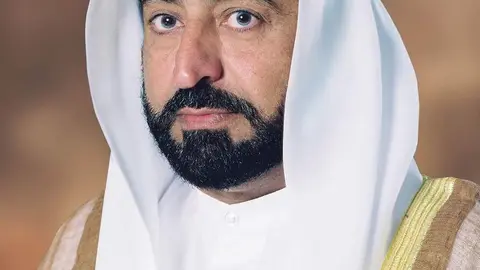 El jeque doctor Sultan bin Mohammed Al Qasimi, emir de Sharjah y presidente de la Academia de la Lengua &Aacute;rabe. (WAM)