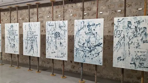 La obra del artista chileno Jorge Tacla. (EL CORREO)