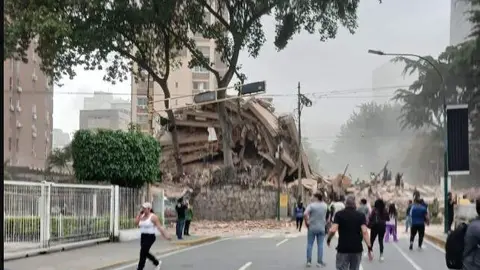 Las im&aacute;genes de los terremotos en Venezuela son devastadoras. (X)