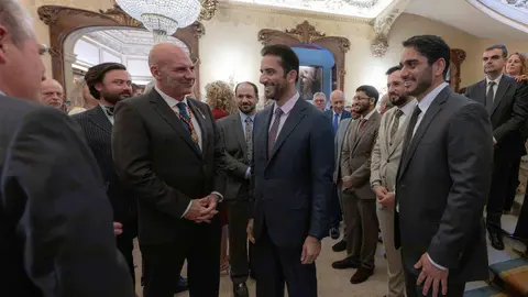 El jeque de Sharjah en la Real Academia de Doctores de Espa&ntilde;a. (WAM)