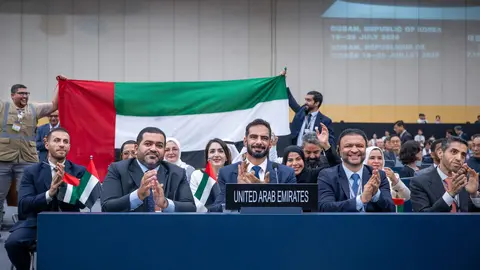 La delegaci&oacute;n emirat&iacute; celebra la inclusi&oacute;n en Patrimonio de la Humanidad de la Unesco de Wadi Wurayah. (WAM)