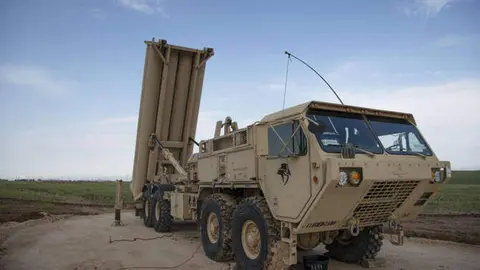 Sistema de defensa antimisiles THAAD (Terminal High Altitude Area Defense) del Ej&eacute;rcito de Estados Unidos. (Fuente externa)