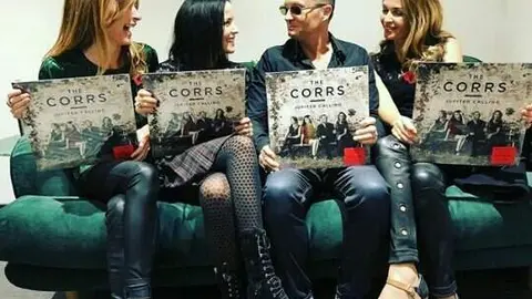 El grupo irland&eacute;s The Corrs. (X)