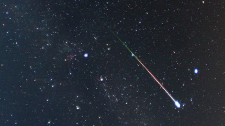 A modo ilustrativo, una lluvia de meteoritos. (Fuente externa)