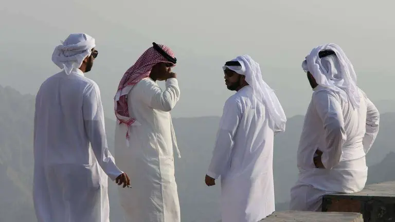Eid al Adha en la monta&ntilde;a de Jebel Jais. (EL CORREO)