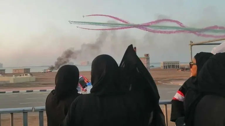 Un grupo de mujeres emirat&iacute;es. (EL CORREO)