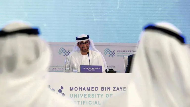 Sultan Al Jaber, ministro de Industria y Tecnolog&iacute;a Avanzada y presidente de la COP28. (WAM)