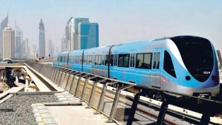 Una imagen del Metro de Dubai difundida por la RTA.
