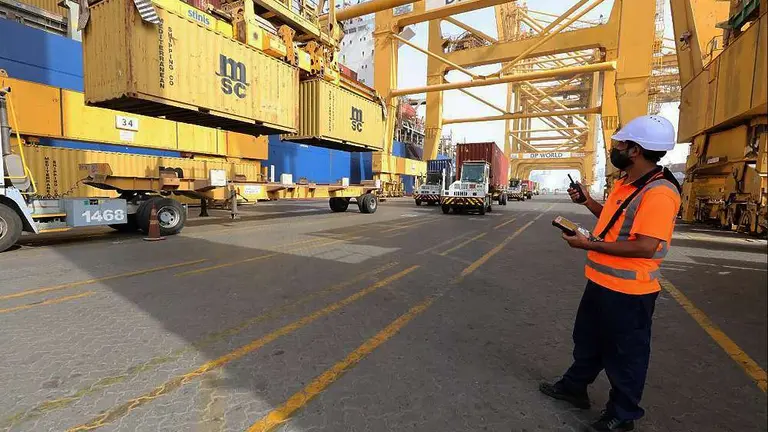 El puerto de Jebel Ali en Dubai. (WAM)