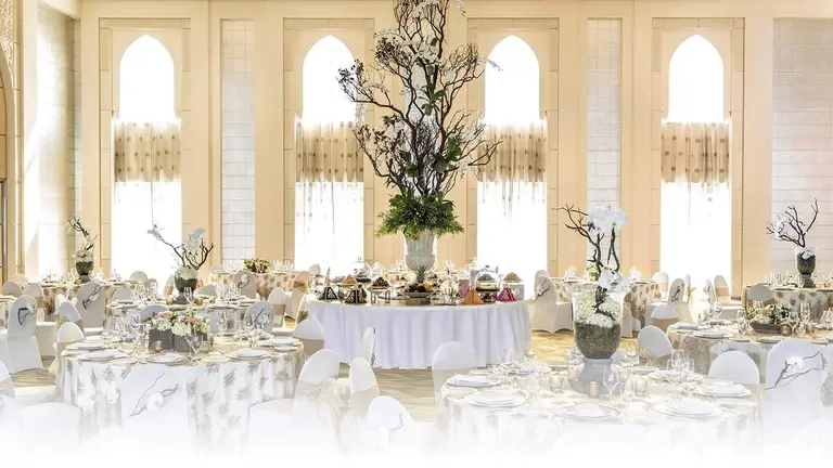 Una imagen de un sal&oacute;n de boda en Emiratos. (WAM)