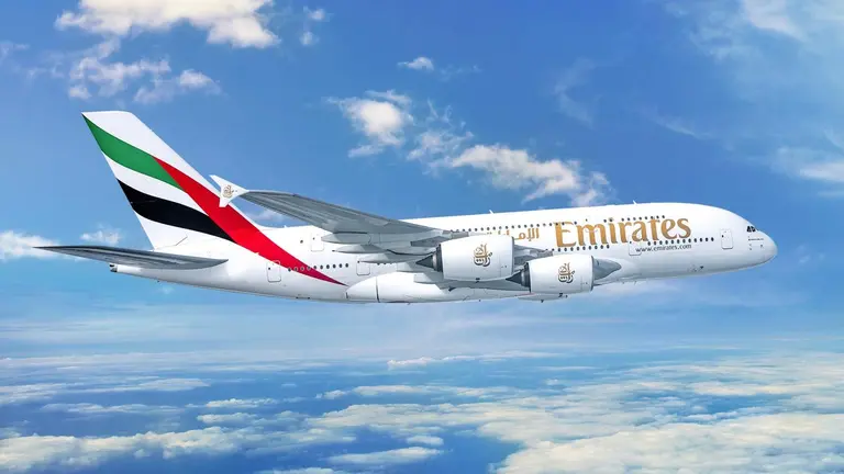 Un avi&oacute;n de Emirates. (WAM)
