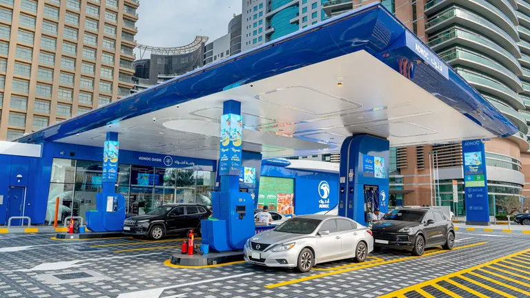 Una gasolinera Adnoc en Abu Dhabi. (WAM)