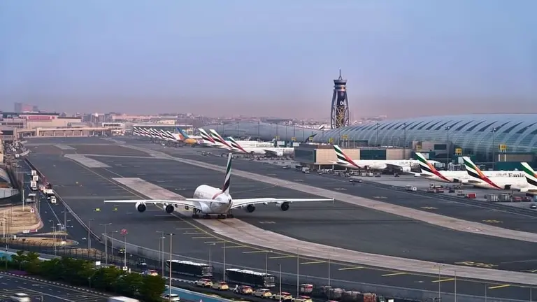 Imagen del Aeropuerto Internacional de Dubai. (WAM)