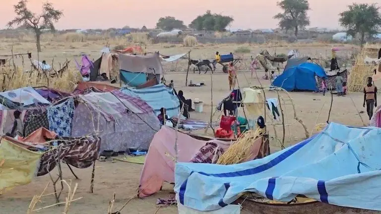 Un campamento de refugiados en Sud&aacute;n. (Naciones Unidas)