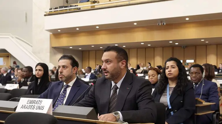 Jamal Al Musharakh, embajador de los EAU y representante permanente ante las Naciones Unidas. (WAM)