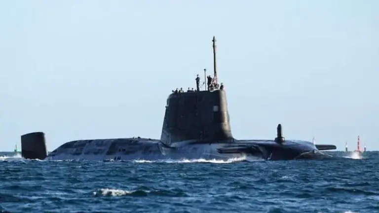 El submarino brit&aacute;nico HMS Anson. (X)