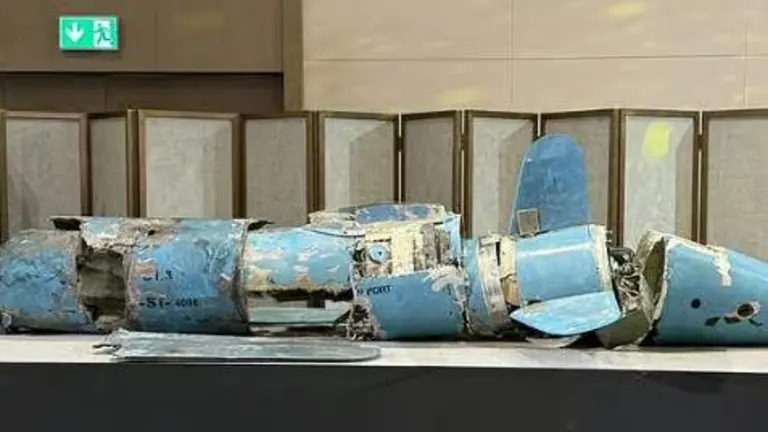 Una imagen de restos de drones. (Fuente externa)