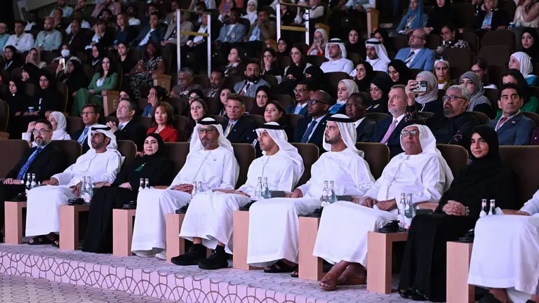 Asistentes a la conferencia sobre autismo en Abu Dhabi. (WAM)
